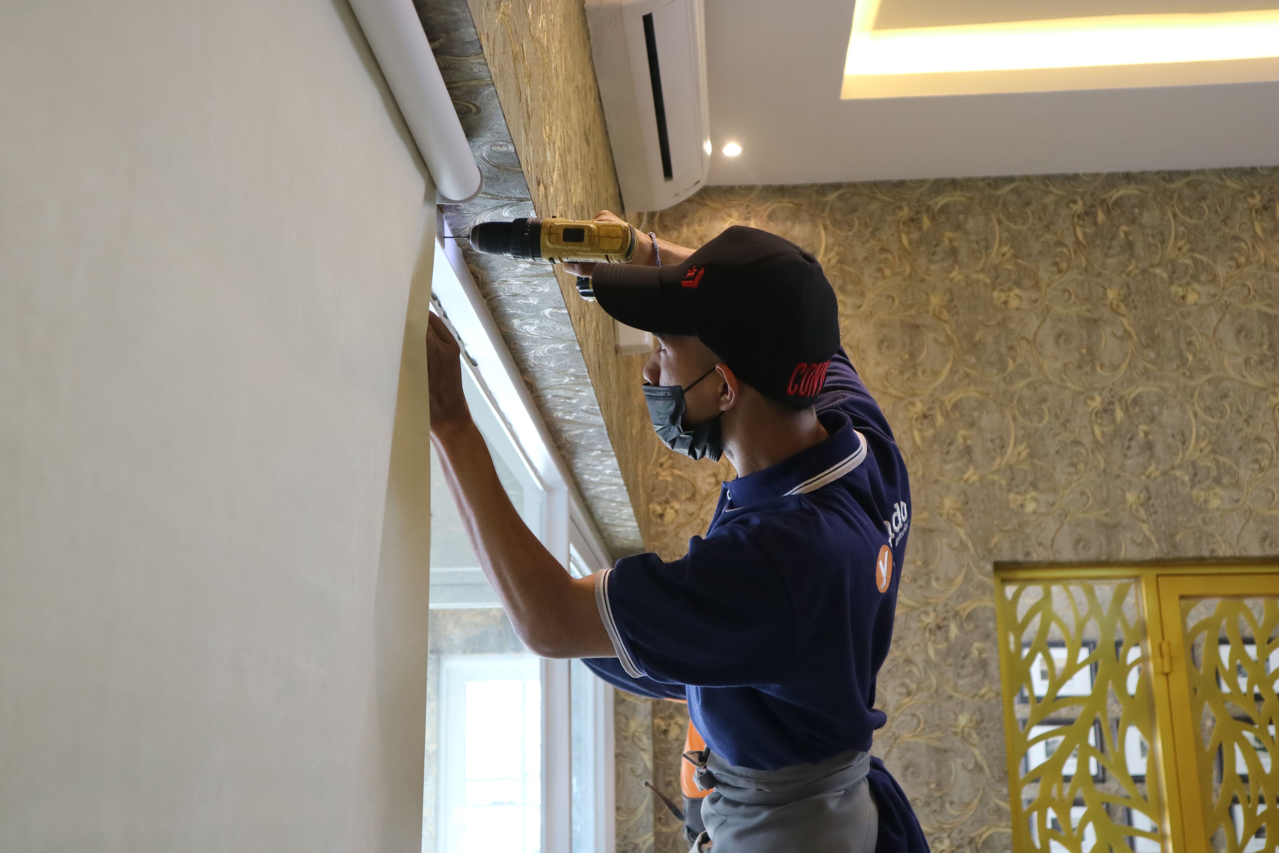 Completed installation project
